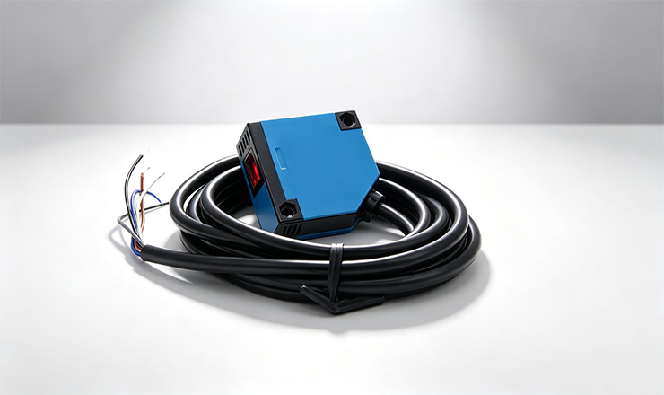 Diffuse Photoelectric Switch (1 m, 2.5 m Cable)